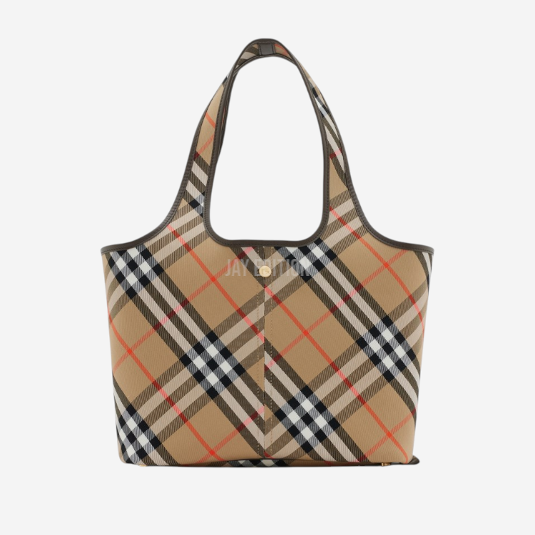 버버리 스몰 체크 토트