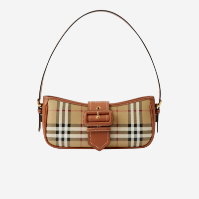 버버리 체크 슬링백