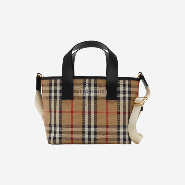 버버리 체크 토트백