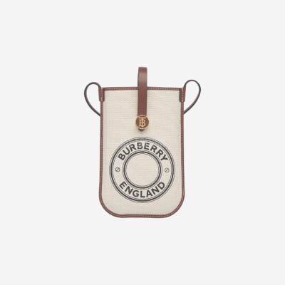 버버리 캔버스 로고 폰케이스 크로스백