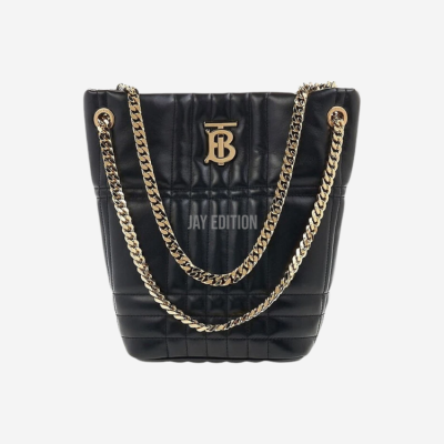 버버리 퀄팅 레더 롤라 스몰 TB 버킷백