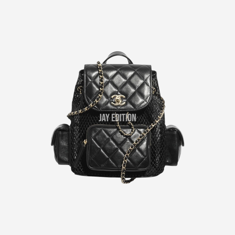 샤넬 메쉬 백팩