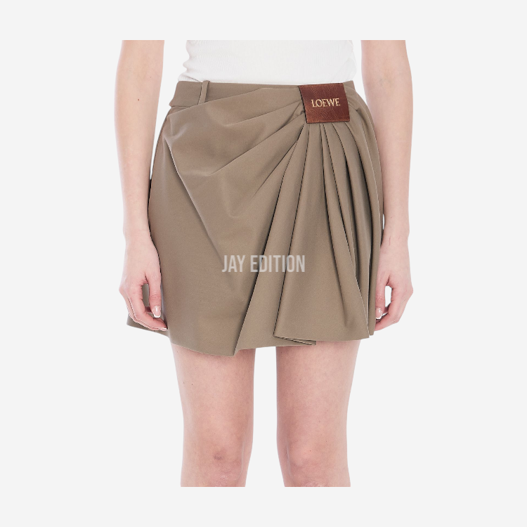 로에베 드레이프 미니 스커트