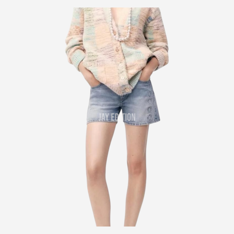 샤넬 코코 비치 데님 쇼츠