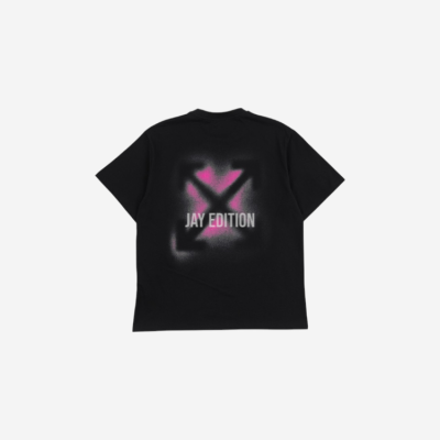 오프화이트 스텐실 백로고 반팔티