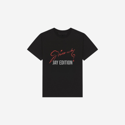 지방시 샹들리에 스네이크 코튼 티셔츠