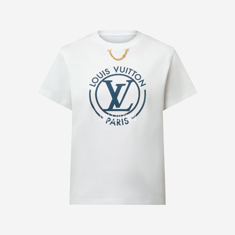 루이비통 플록드 LV 티셔츠