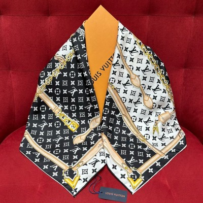 루이비통 모노그램 컨피덴셜 스퀘어 스카프 
